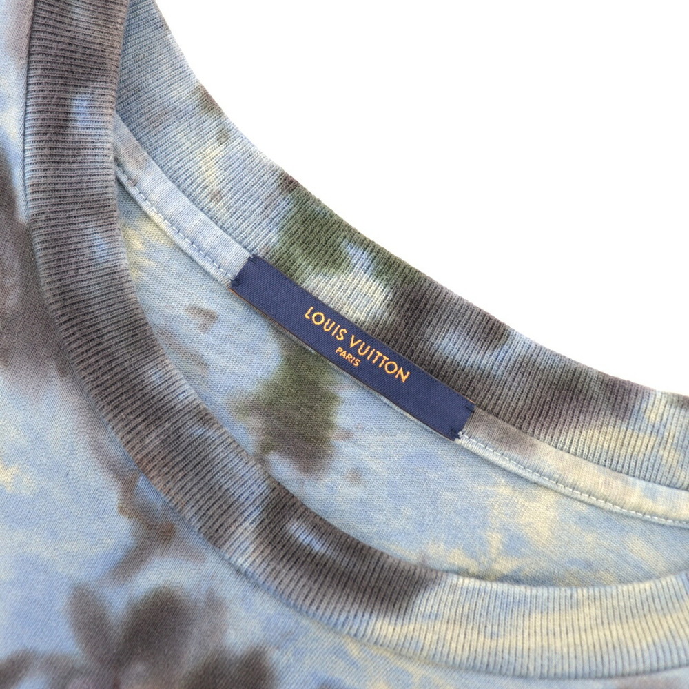 Louis Vuitton Multicolor Tie-Dye Printed Knit Pocket Detail T