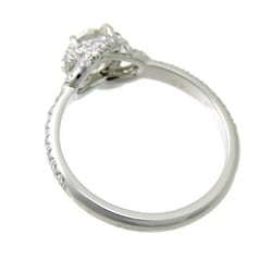 Chaumet Chaumerian d'Amour Solitaire 0.52ct Diamond #49 Ladies Ring J3LGZZ Pt950 Platinum No. 9