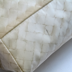 Bottega Veneta Intreccio 299875 Unisex Nylon Tote Bag Ivory