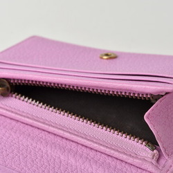 Gucci Mini Wallet/Coin Case GUCCI Folding Wallet 499783 GG Marmont Rhinestone Rose Pink