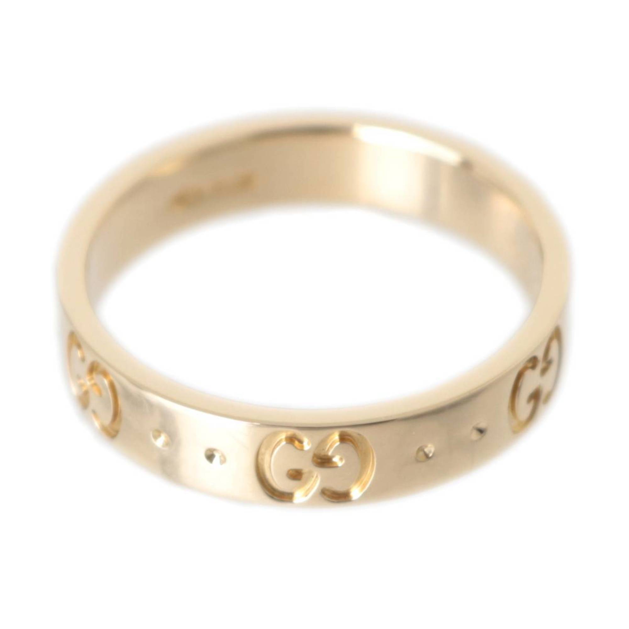GUCCI/Gucci ICON icon K18 yellow gold ring size stamp 11