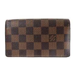 LOUIS VUITTON/Louis Vuitton Portefeuille Tresor bi-fold wallet Damier Ebene N61736 CA0036