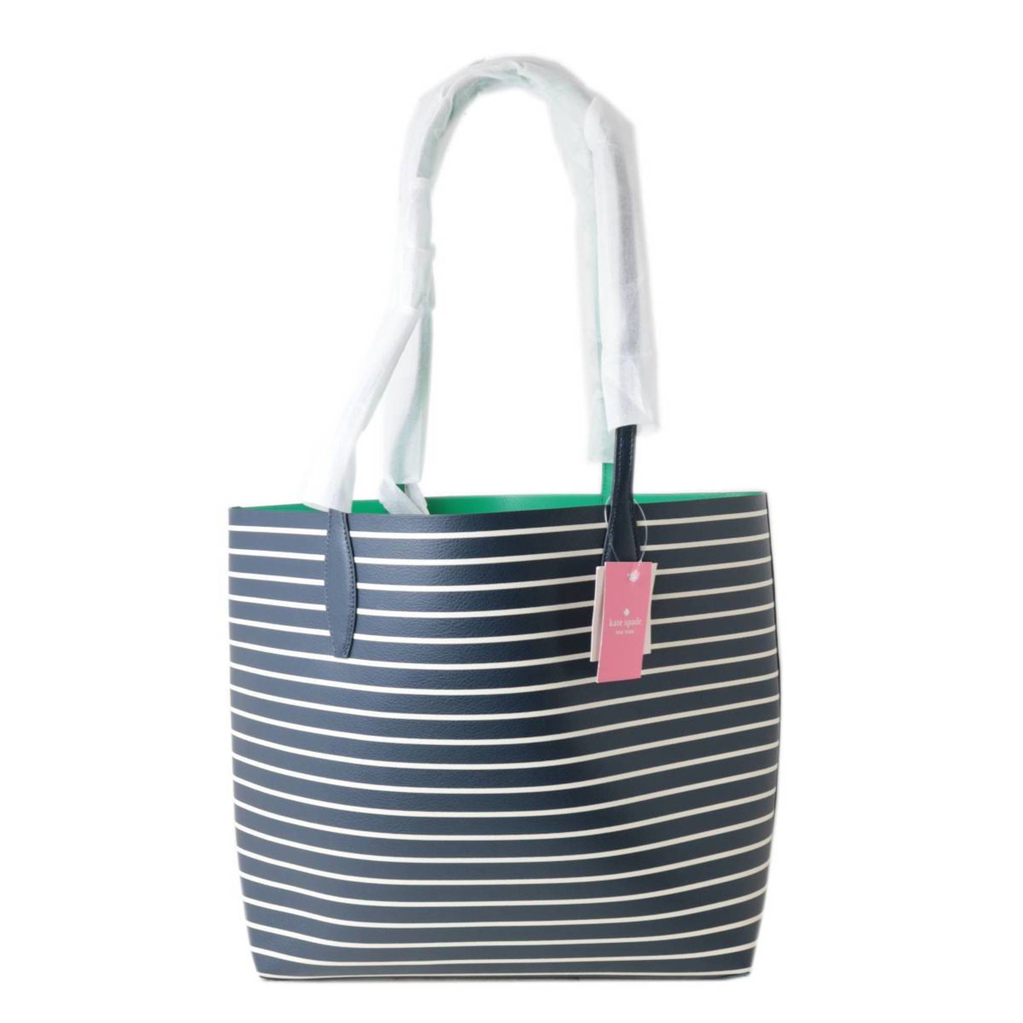 kate spade new york / Kate Spade New York Arch Surprise Striped Large Reversible Tote Bag WKR00612 (460)