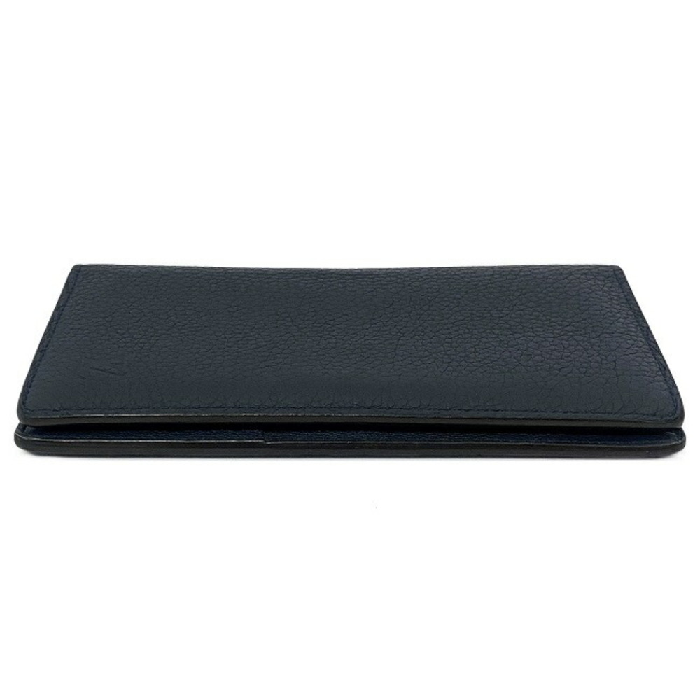 Louis Vuitton Wallet Portofeuil Brothers Black x Blue Long Folded