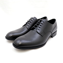 Versace plain toe leather shoes men's black 44 VERSACE
