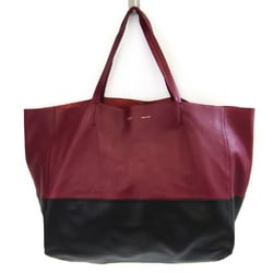 Celine Women's Leather Shoulder Bag Black,Bordeaux