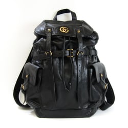 Gucci GG Marmont 526908 Men's Leather Backpack Black