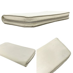 Louis Vuitton Long Wallet Zippy White Yvoire Epi M6007J Leather CA2182 LOUIS VUITTON LV Round