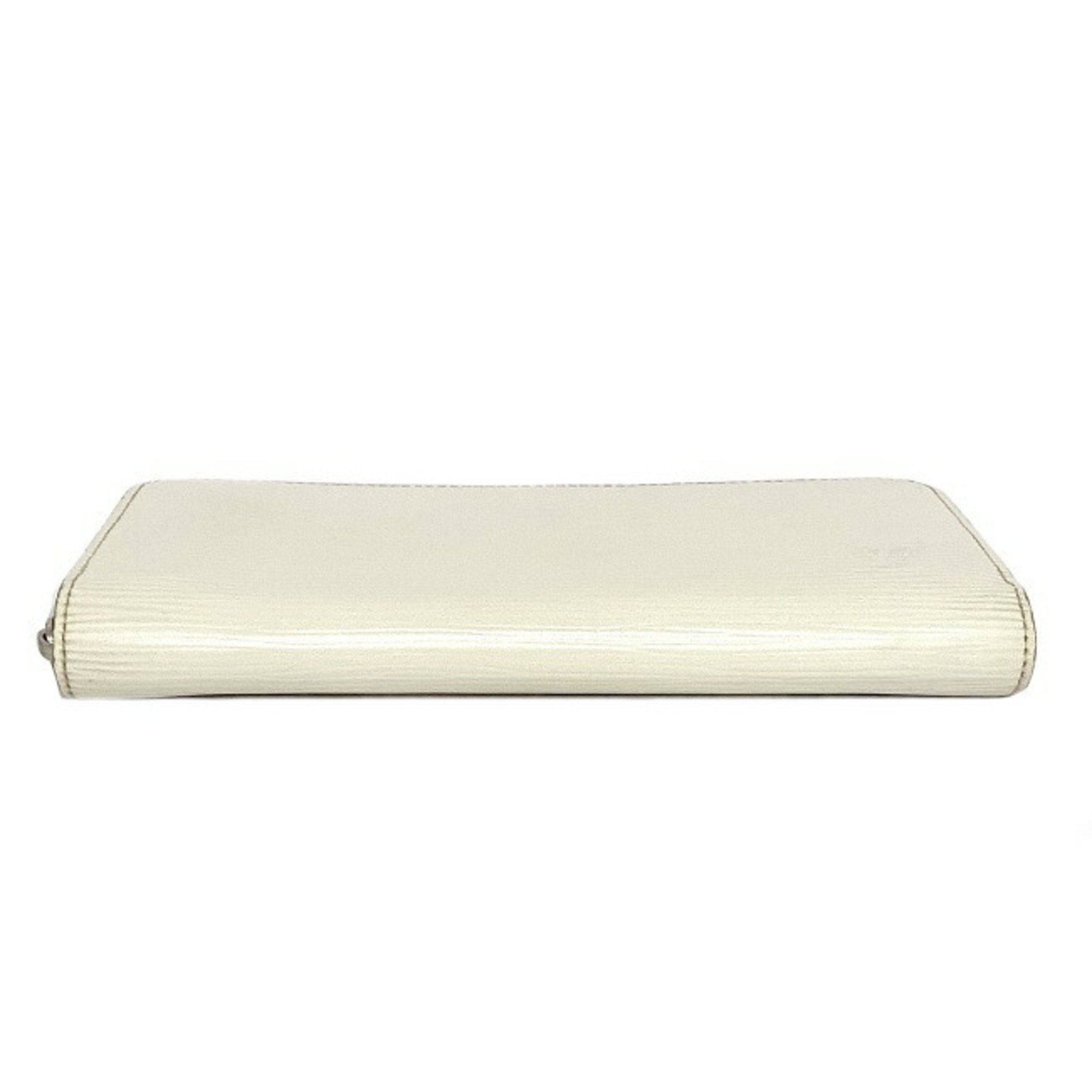 Louis Vuitton Long Wallet Zippy White Yvoire Epi M6007J Leather CA2182 LOUIS VUITTON LV Round