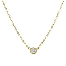 Tiffany TIFFANY&Co. visor yard necklace 18k gold K18 diamond ladies