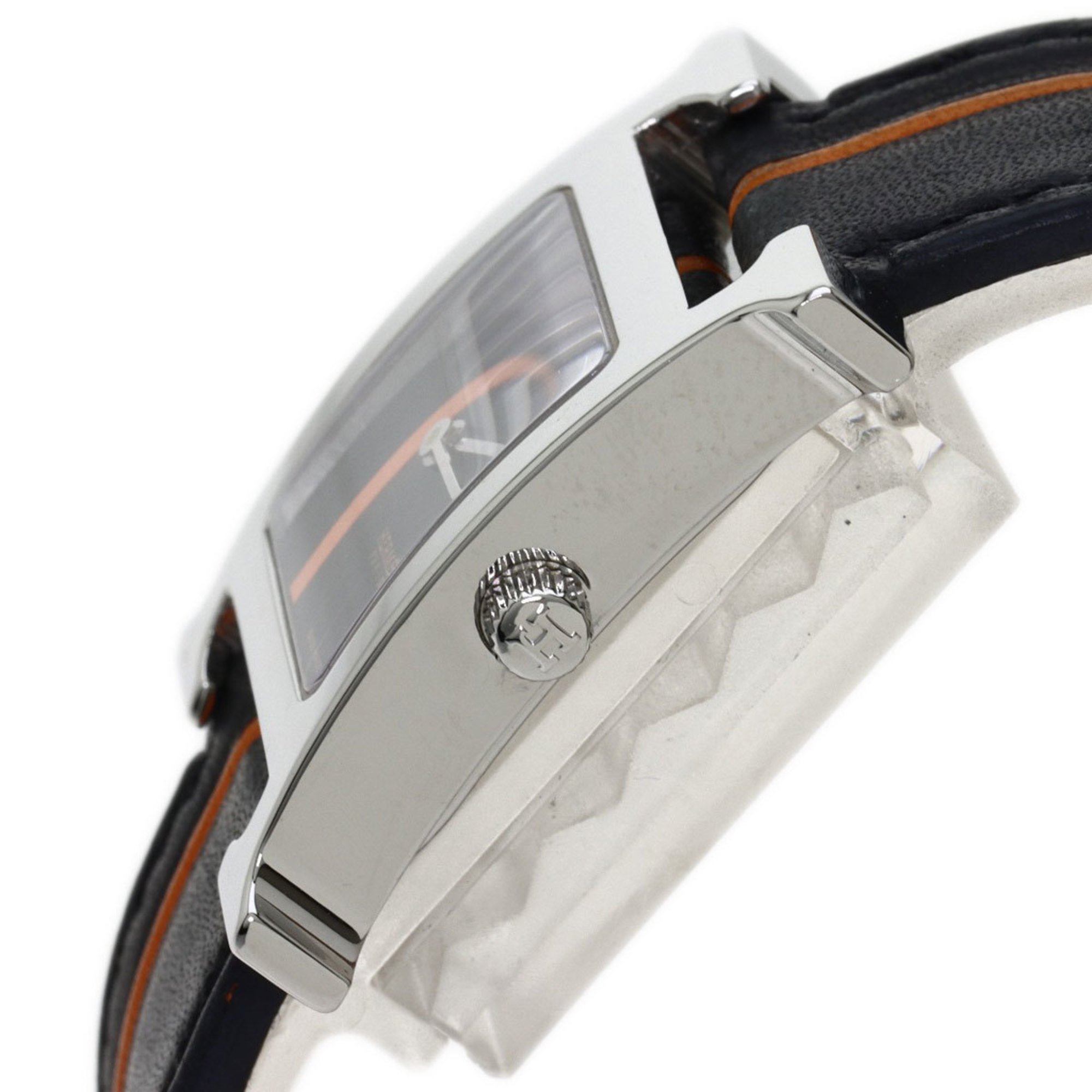 Hermes HH1.210 H Watch Wristwatch Stainless Steel/Leather Women's HERMES