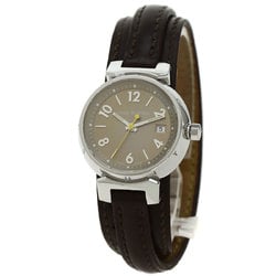 Louis Vuitton Q1212 Tambour Triple Coiled Watch Stainless Steel/Leather Women's LOUIS VUITTON