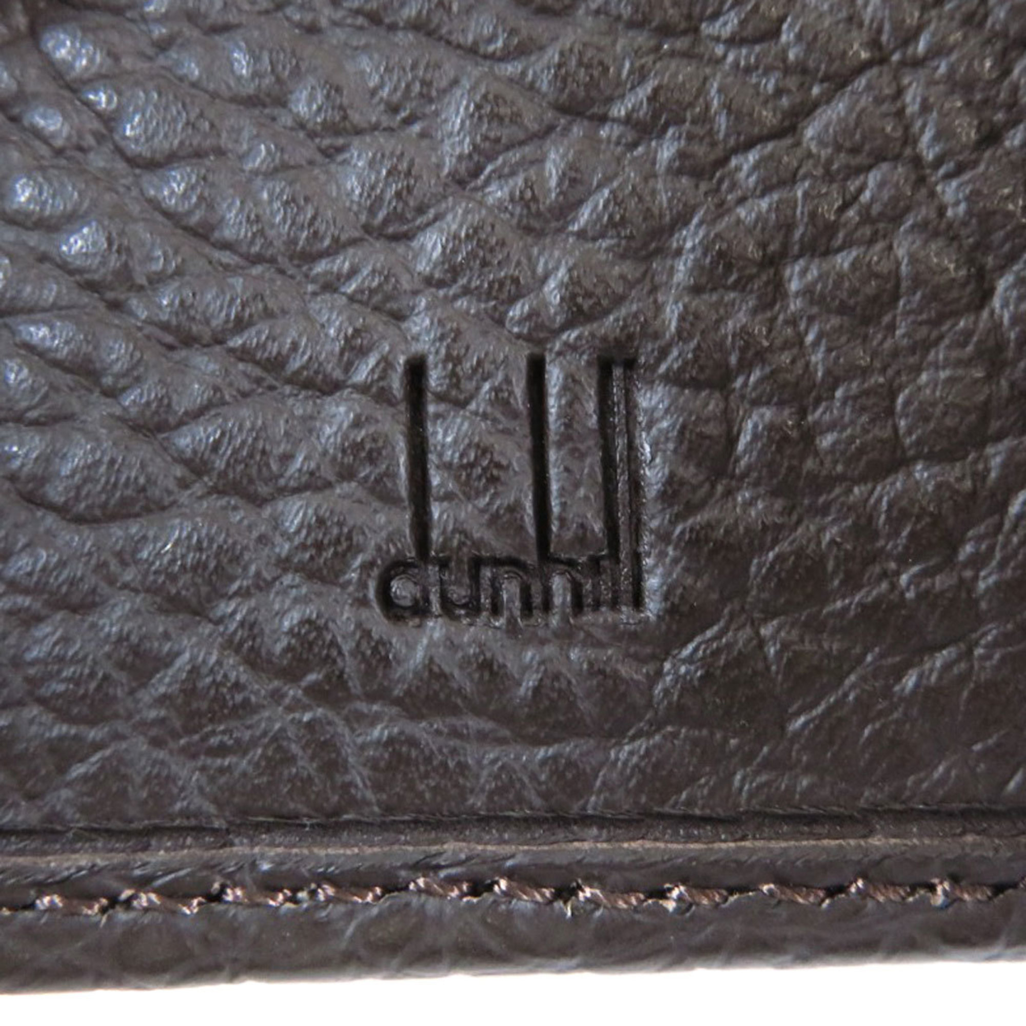 Dunhill Line 6 Row Key Case Leather Men's