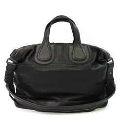 Givenchy Nightingale Men's Leather Handbag,Shoulder Bag Black