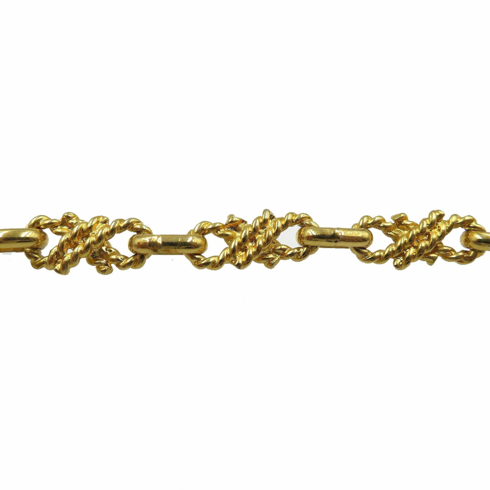 celine metal gold necklace