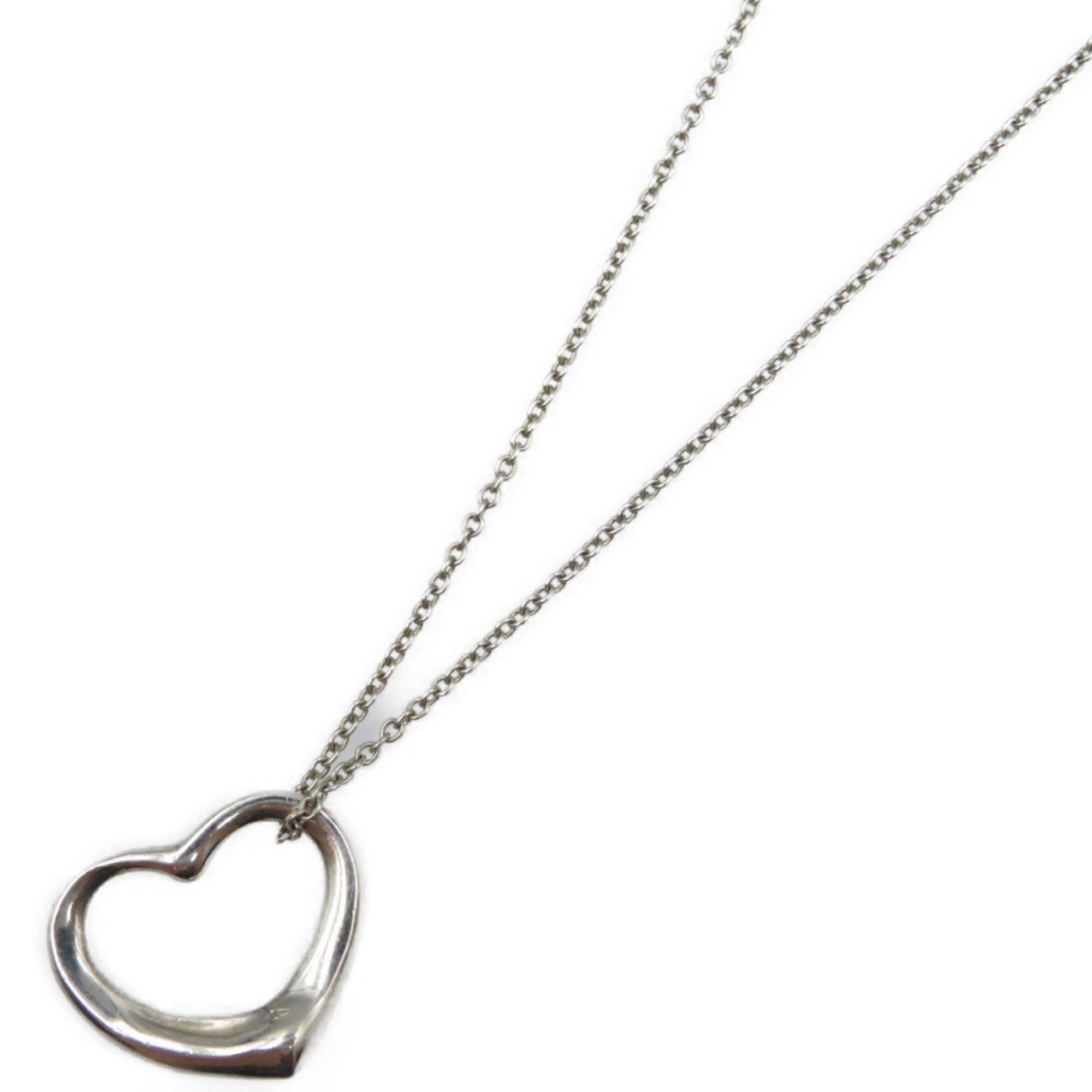Tiffany Open Heart Elsa Peretti 925 Silver Necklace