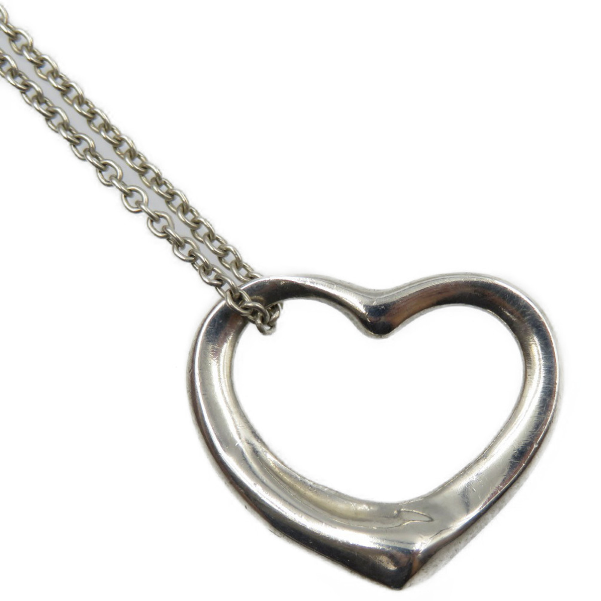 Tiffany Open Heart Elsa Peretti 925 Silver Necklace