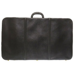 hermes trunk case leather black bag