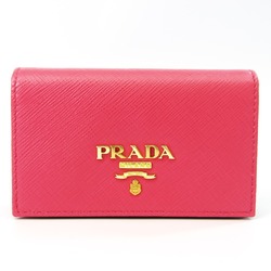 Prada 1MC122 Leather Business Card Case Pink