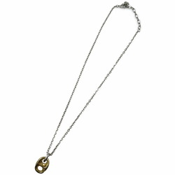 Christian Dior CD Metal Gold Silver Necklace