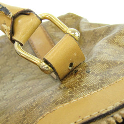Celine Macadam Unisex PVC,Leather Boston Bag Beige
