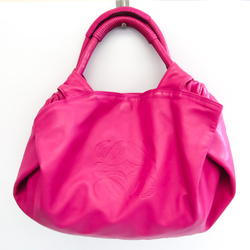 Loewe Nappa Aire B52 Women's Leather Handbag Purple