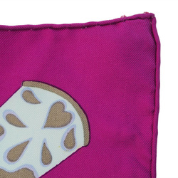 Hermes HERMES Carre 90 Etendards et Bonnieres Flag Purple x Pink Silk Scarf Muffler Women's