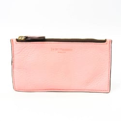J&M Davidson 10234N With Key Ring Women,Men Leather Coin Purse/coin Case Light Pink,Pink