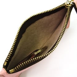J&M Davidson 10234N With Key Ring Women,Men Leather Coin Purse/coin Case Light Pink,Pink