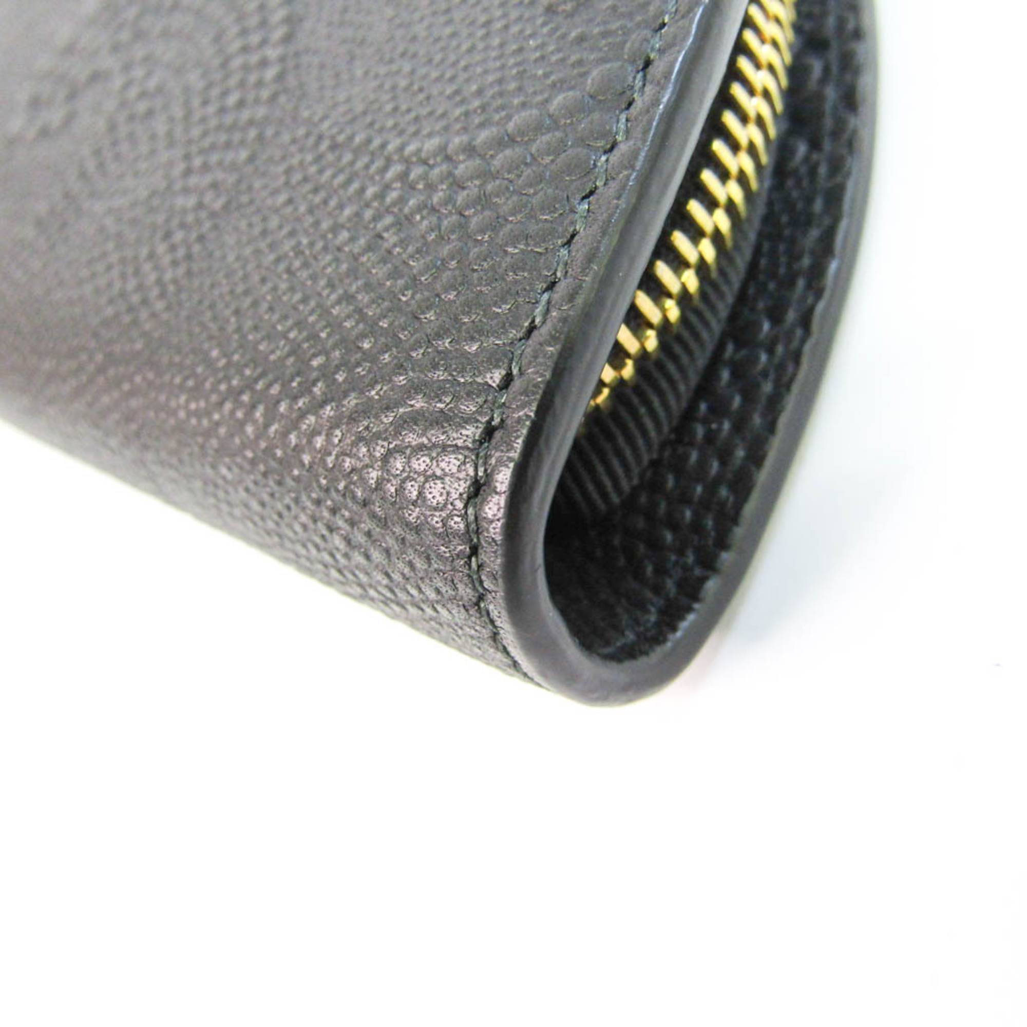 Tiffany Half Moon Men,Women Leather Long Wallet (bi-fold) Black