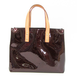 Louis Vuitton Monogram Vernis Reade PM M91993 Women's Handbag Amarante