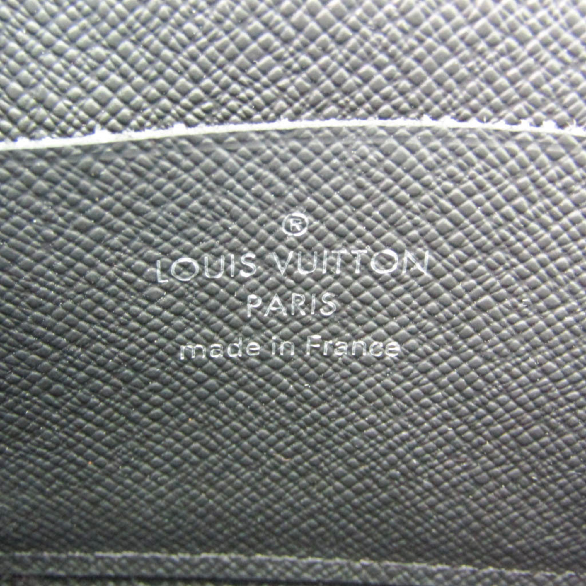 Louis Vuitton Taiga Jour Coin Purse M63375 Men's Taiga Leather Coin Purse/coin Case Ardoise