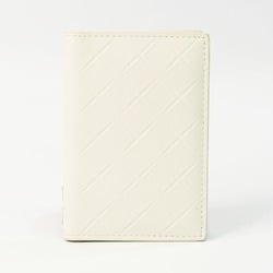 Bottega Veneta Leather Card Case White