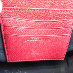 J&M Davidson THE BELT POUCH 1813n Women's Leather Shoulder Bag Burgundy