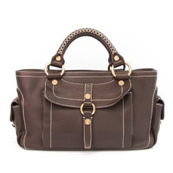 Celine Boogie Women's Leather Handbag Brown