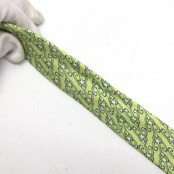 Hermes Poseidon silk tie anchor chain