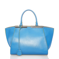 Fendi Troisour handbag shoulder bag 8BH279 blue leather ladies FENDI