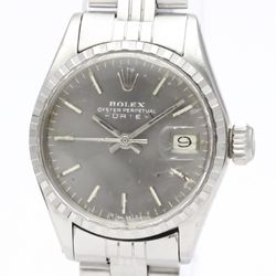 Vintage ROLEX Oyster Perpetual Date 6524 Steel Automatic Ladies Watch BF550007