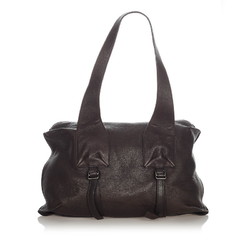 Saint Laurent dark brown leather shoulder bag ladies SAINT LAURENT