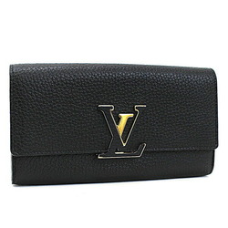 Louis Vuitton Portefeuil Capucine Bifold Long Wallet Taurillon Leather Noir  (Black) M61248 LOUIS VUITTON Women's LV ・
