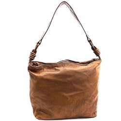 Loewe Anagram One Shoulder Bag Leather Brown LOEWE Ladies