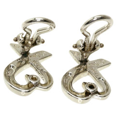 Tiffany Loving Heart Earrings Silver Ladies TIFFANY&Co.