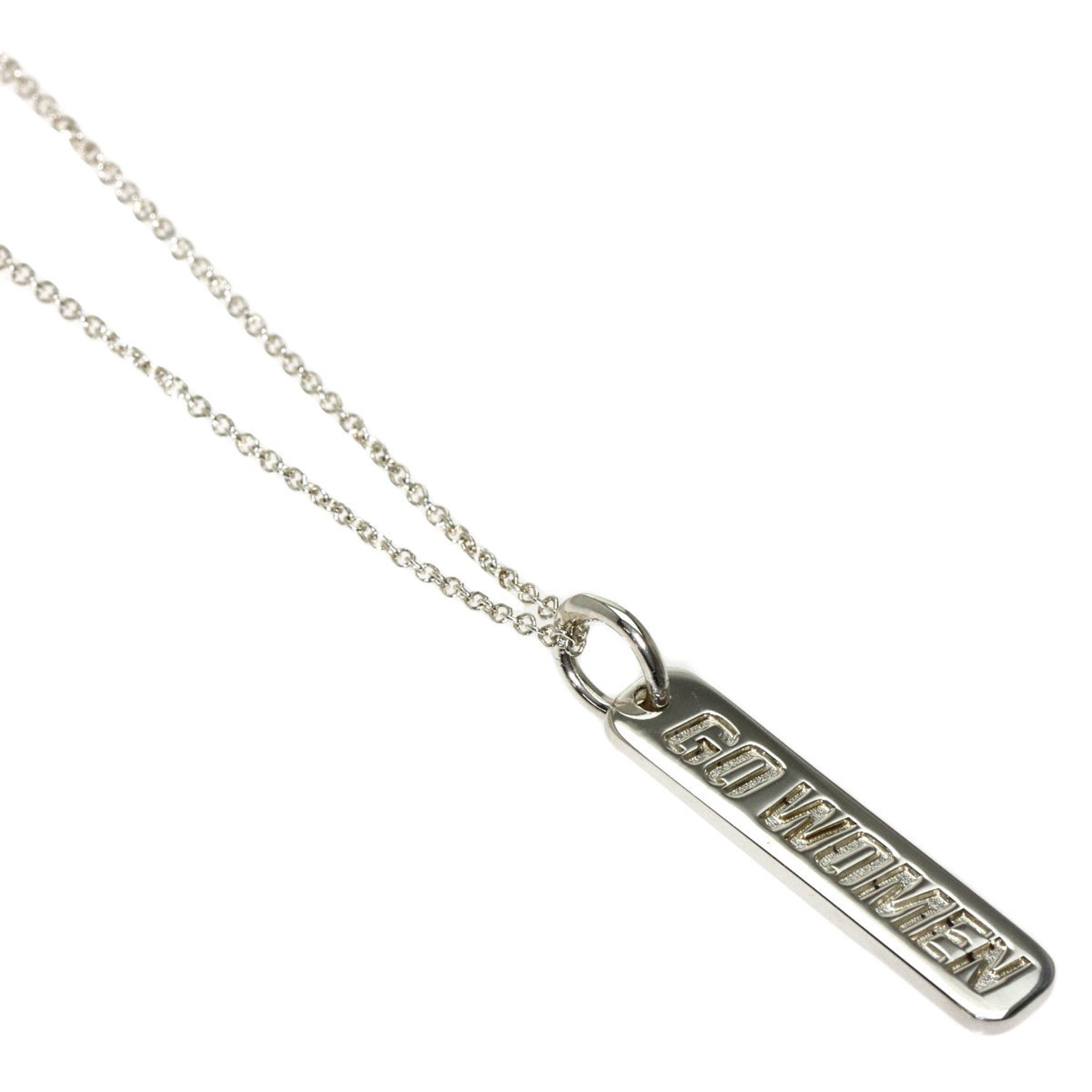 Tiffany GO WOMEN 2012 Bar Necklace Silver Ladies TIFFANY&Co.