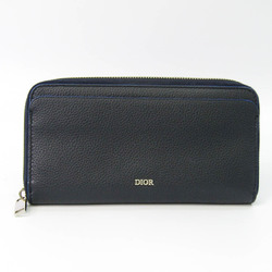 Dior Homme 2DSBC113YYW Men's Leather Long Wallet (bi-fold) Navy