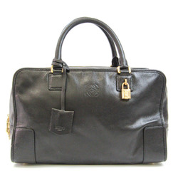 Loewe Amazona 36 Women's Leather Handbag Black