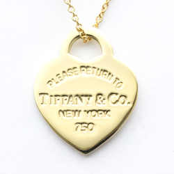TIFFANY Return To Tiffany Heart Pendant 18K Yellow Gold Necklace  BF551379