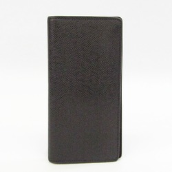 Louis Vuitton Taiga Portofeuil Brother M30501 Men's Taiga Leather Long Wallet (bi-fold) Noir