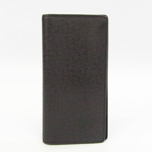 Louis Vuitton Taiga Portofeuil Brother M30501 Men's Taiga Leather Long Wallet (bi-fold) Noir