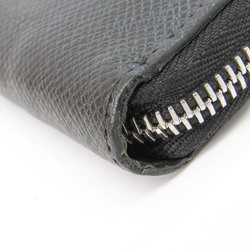 Louis Vuitton Taiga Zippy Wallet Vertical M30503 Men's Taiga Leather Long Wallet (bi-fold) Noir