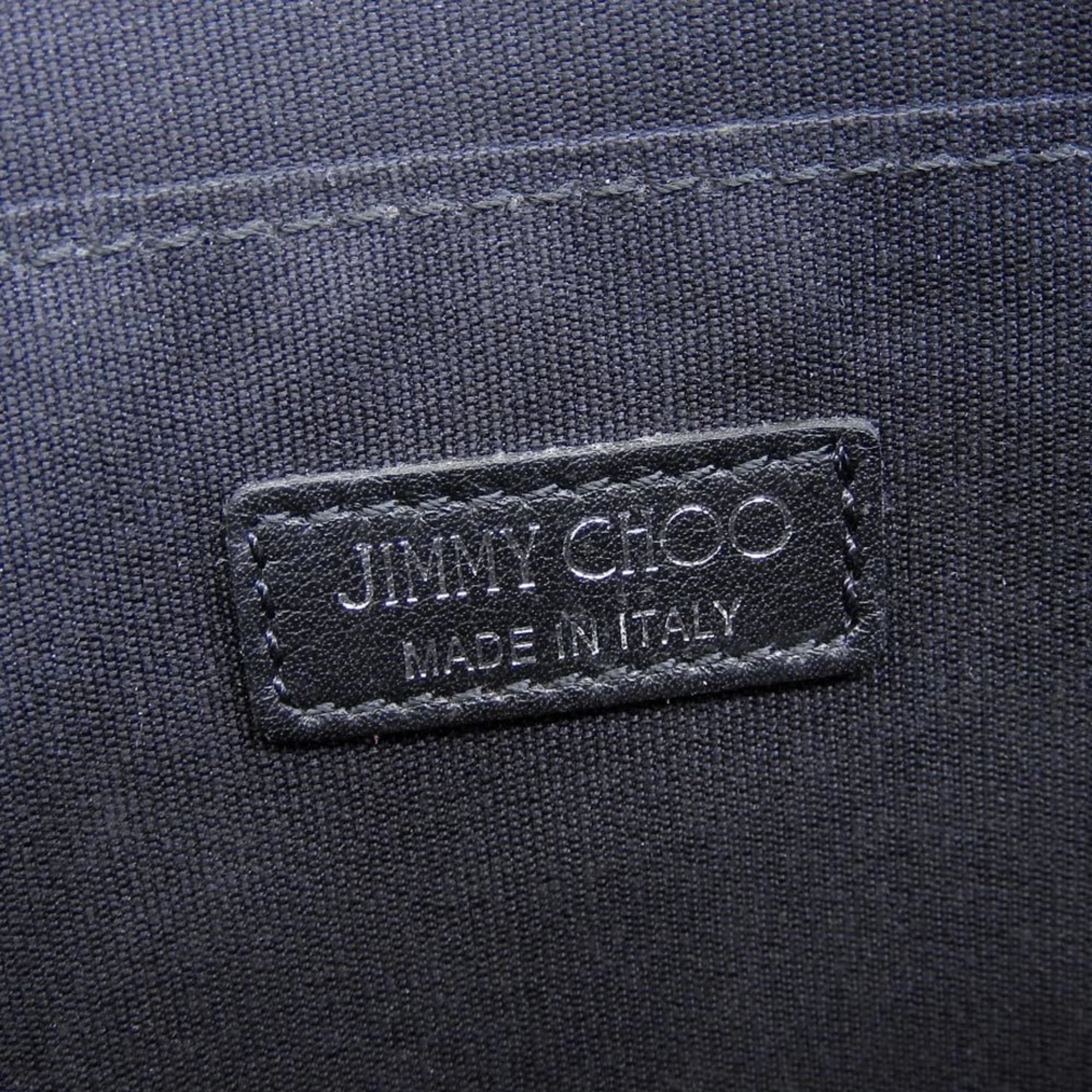Jimmy Choo JIMMY CHOO Philippa Star Studs Clutch Bag Second Leather Black